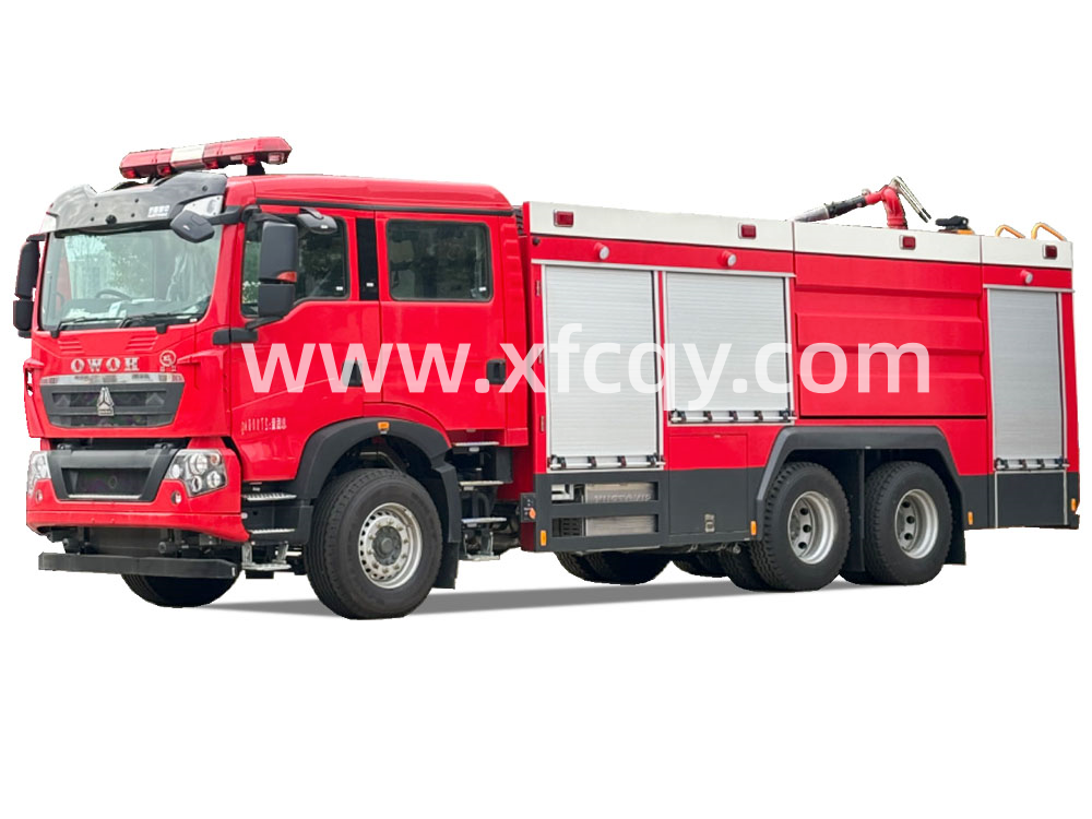重汽8噸干粉泡沫聯(lián)用消防車